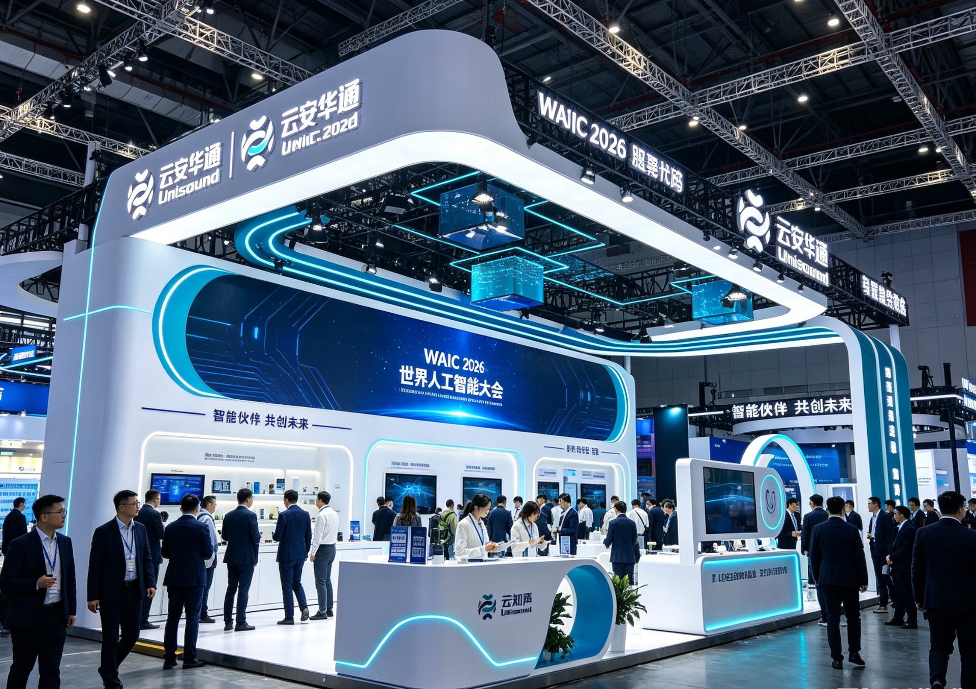 WAIC 2026 云安华通展台现场